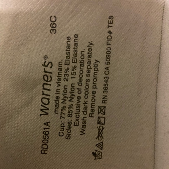 COPY - 36C  Warner’s  Lavender bra - Picture 5 of 6